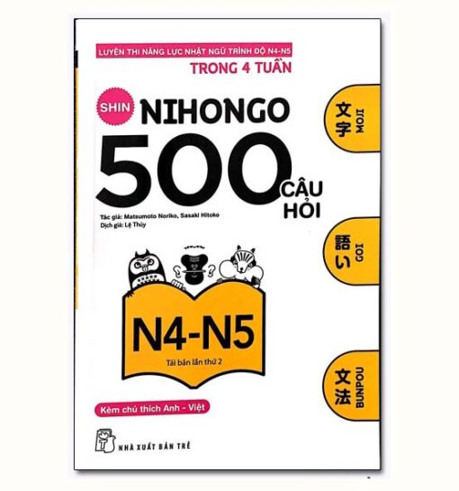 Shin Nihongo 500 Câu hỏi N4 5