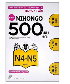 Shin Nihongo 500 Câu hỏi N4 5
