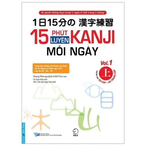 15 Phút luyện Kanji mỗi ngày tập 1